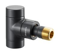 Oventrop Raccordement vissé OV COMBI E 1/2 coin, anthracite Quantité:1