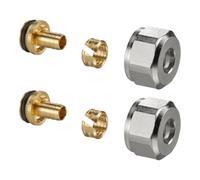 Oventrop Raccords à compression OV 16x2mm, double, pour tubes KS Multiflex Quantité:1