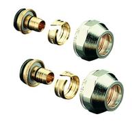 Oventrop Raccords à compression OV Cofit 2-f f AG 3/4 Euroko. 18x2,0mmxG 3/4 ÜM Quantité:1