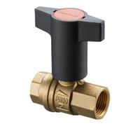 Oventrop Robinet à boisseau sphérique OV avec KnGr a KS rallongé. DN 32 1 1/4 IG Quantité:1