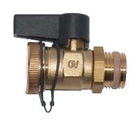 Oventrop Robinet à boisseau sphérique OVOptiflex,DN10,3/8AG avec bouchon d'étanchéité, laiton Quantité:1