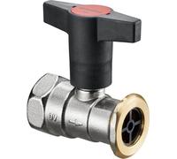 Oventrop Robinet de pompe Optibal P avec soupape d'arrêt, laiton DN 25, Rp 1" x G 1/2" 1078171