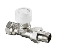 Oventrop Série AV 9 Vanne thermostatique 1183806 DN 20, droite, laiton nickelé