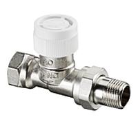 Oventrop Série AV 9 Vanne thermostatique 1183808 DN 25, droite, laiton nickelé