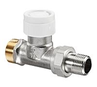 Oventrop Série AV 9 vanne thermostatique 1183847 G 3/4 AGxR 2000 / 2, 2000 , laiton nickelé