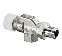 Oventrop Série AV 9 vanne thermostatique 1183906 laiton nickelé, DN 20, axial