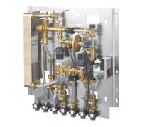 Oventrop Station de boîtier OV Regudis W-HTF Transfert de chaleur cuivre, circuit mixte, 17l/min Quantité:1