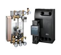 Oventrop Station OVENTROP avec échangeur de chaleur Regusol X-Duo 25, 25 KW, avec pompe HE Quantité:1