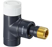 Oventrop thermostatique Oventrop série E 1163032 angle, préréglage à réglage continu, DN 15, laiton, anthracite