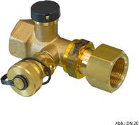 Oventrop Vanne à capuchon Expa-Con PN 10, laiton DN 25, rp 1" pour appareils à partir de 80 l 1089052