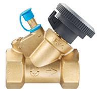 Oventrop Vanne d'arrêt de conduite HydroCom 1062728 DN 25, Rp 2000 , PN 16, filetage intérieur des deux côtés, laiton