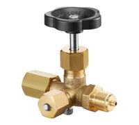 Oventrop Vanne d'arrêt du manomètre 1/2 PN 25 avec bouchon de contrôle et bouchon d'étanchéité M 20x1,5 Quantité:1