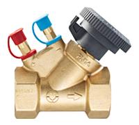 Oventrop Vanne d'équilibrage HydroCom 1062704 DN 15, Rp 2000 /2, PN 16, filetage intérieur des deux côtés, laiton