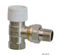 Oventrop vanne thermostatique série AV 9 M 30 x 1,5, PN 10, équerre DN 20 1183706
