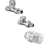 Oventrop vanne thermostatique Uni LH 1703164 DN 15, droit, avec thermostat