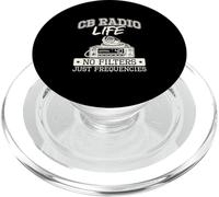 Over But Never Out CB Radio Citizens Band Amateurs de Radio PopSockets PopGrip pour MagSafe