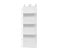 Over Door Organizer - Space Saving Storage Solution with Clear Pockets | Over Door Rack & Wall Mount Shelves | For Dolls Clothes Bedrooms Bathrooms, Closets Nurseries Dorms Apartments Houses