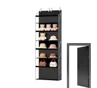 Over Door Organizer - Space Saving Storage Solution with Clear Pockets | Over Door Rack & Wall Mount Shelves | For Dolls Clothes Bedrooms Bathrooms, Closets Nurseries Dorms Apartments Houses