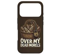 Over My Dead Morels Funny Champignons Coque pour iPhone 17 Pro
