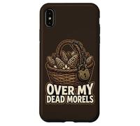 Over My Dead Morels Funny Champignons Coque pour iPhone XS Max