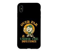 Over par & Under The Influence - Golfeur de Golf Joueur de Golf Coque pour iPhone XS Max