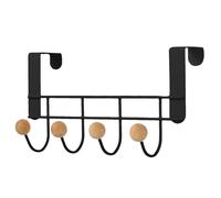 Over The Door Hook - 4 cm Space-Saving Door Organizer For Bedroom, Bathroom, Heavy Duty Hanger For Clothes, Towels, Bags, Coats, And Hats, Closet, Or Office, Durable Metal Construction With