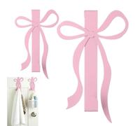 Over The Door Hooks 2 Pcs Cute Bow Shape Métal Pendentif Towel Hooks