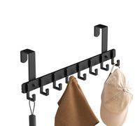 Over the Door Hooks - 20.28 Inch Aluminium Door Hanging | Stable Load-Bearing Coat Hook Holder, Hangable Organizer for Bedroom Dormitory, Living Room Bathroom and Home Entry
