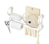 Over The Door Organizer - Stainless Steel No-Drill Wall Organization