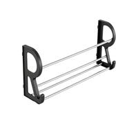 Over-the-Door Shoe Rack, Stainless Steel No-Drill Hanging Organizer
