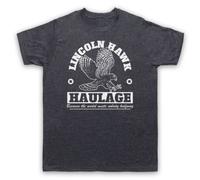Over The Top Lincoln Hawk Haulage Sylvester Stallone T-Shirt des Hommes, Ardoise Classique, XL