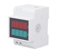 Over Under Voltage Protective Device Auto Recovery Intelligent Control DIN Rail Mount 80 300V 0.1 99.9A LED Digital Display for Home Appliances Protection