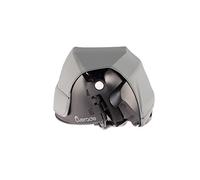 OVERADE Cache de protection amovible imperméable utilisable sur casque pliable Plixi pour vélo, trottinette électrique, overboard, gyroroue, gyropode, skateboard, roller, VAE - Protège du froid et de la pluie - Couleur grise - Taille S-M