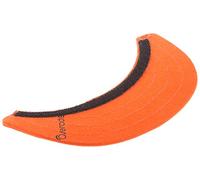 OVERADE Visière amovible en tissu utilisable sur casque pliable Plixi pour vélo, trottinette électrique, overboard, gyroroue, gyropode, skateboard, roller, VAE - Apporte une touche de style et protège du soleil et de la pluie - Couleur orange - Taille unique