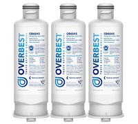 Overbest DA97-17376B Lot de 3 filtres à eau pour réfrigérateur Samsung HAF-QIN/EXP, HAF-QIN, DA97-08006C, RF28R7351SG, RF23M8070SR, RF23M8090SG, RF28R7201SR, OB6045