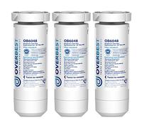 Overbest OB6048-3 XWF Filtre à eau, remplacement pour GE XWF (WR17X30702), applicable aux modèles commençant par GDE25, GFE26, GNE25, GNE27, GYE18, lot de 3 (l'emballage peut varier)
