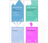 Overcoming Books Collection 4 Books Set (Low Self-Esteem, Social Anxiety & Shyness, Anxiety, Overcoming Perfectionism)