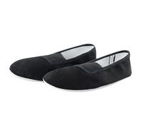 OverDose Boutique Men's and Women's Dance Shoes Dance Shoes Ballet Yoga Soft Canvas Gymnastics Chaussons Ballerines (Black, 36)