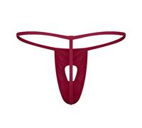 OverDose Boutique String Ficelle Homme Taille Basse Trou Ouvert Tentation sous-vêtement Bikini G-String élastique
