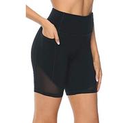 OverDose Soldes Legging Court Femme avec Imprimé Camouflage Short Moulant de Yoga Séchage Rapide Taille Haute Fitness Élastique Shorty de Sports