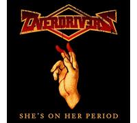 Overdrivers - She's on Her Period (Black,Red Splatter LP) [Import]