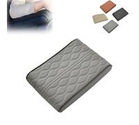 Overe Propostion Memory Cotton Car Armrest Pad, Propostion Armrest Box Pad, Vehicle Seat Box Cushion Protector for SUV Truck, for Center Console (Grey)