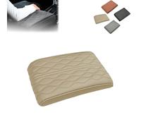 Overe Propostion Memory Cotton Car Armrest Pad, Propostion Armrest Box Pad, Vehicle Seat Box Cushion Protector for SUV Truck, for Center Console (Beige)