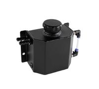 Overflow Expansion Catch Can Réservoir De Radiateur Universel En Aluminium, Débordement Liquide Refroidissement, Expansion Du, 1L, Noir