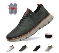 Overhil1s Chaussures Wearbreeze for Hommes, Chaussures orthopédiques urbaines Ultra Confortables, Chaussures de Marche décontractées en Maille Respirante(Vert,43 EU)