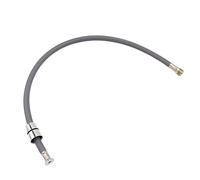 Overhil1s F1/2 M15*1 Tuyau d'eau Flexible Tressé en Nylon for Tuyau Robinet Extractible Cuisine Tube Rotation Noir Gris Tuyau Robinet Plomberie Tuyau Robinet Extractible (Color : Gris, Size : 85cm)