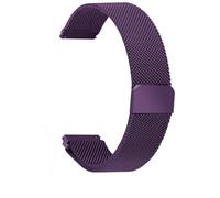 Overhil1s Stainless Steel Mesh Woven Magnetic Watch Band 10mm 12mm 14mm 16mm 18mm 20mm 22mm 24mm Quick Release Metal Strap Smartwatch Replacement Adjustable Wristband for Men Women(Purple,22mm)