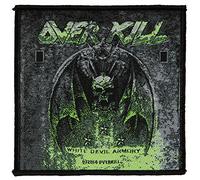 Overkill - Patch du manège militaire du diable blanc 10cm x 10cm