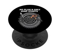 Overlanders 4x4 Offroad No Plan B Only Jump Starts PopSockets PopGrip Adhésif