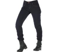 Overlap City Lady Jeans de moto de dames, bleu, taille 29 pour femmes